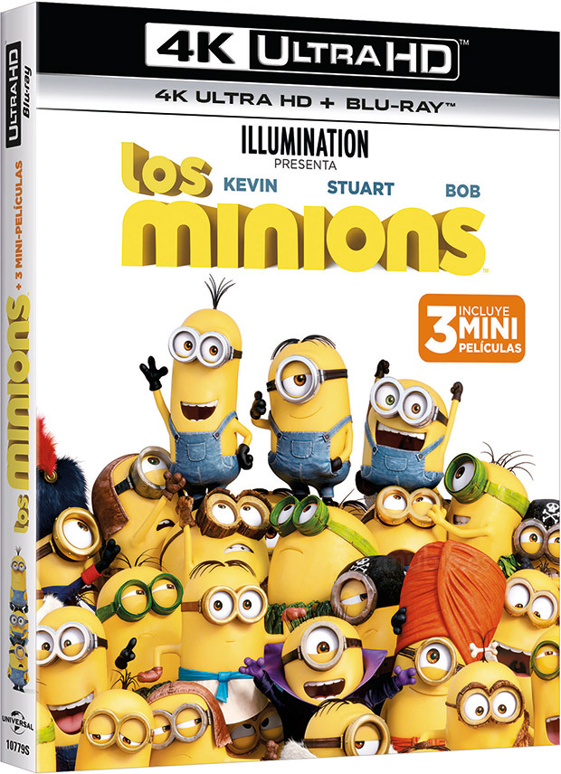 carátula Los Minions Ultra HD Blu-ray 1