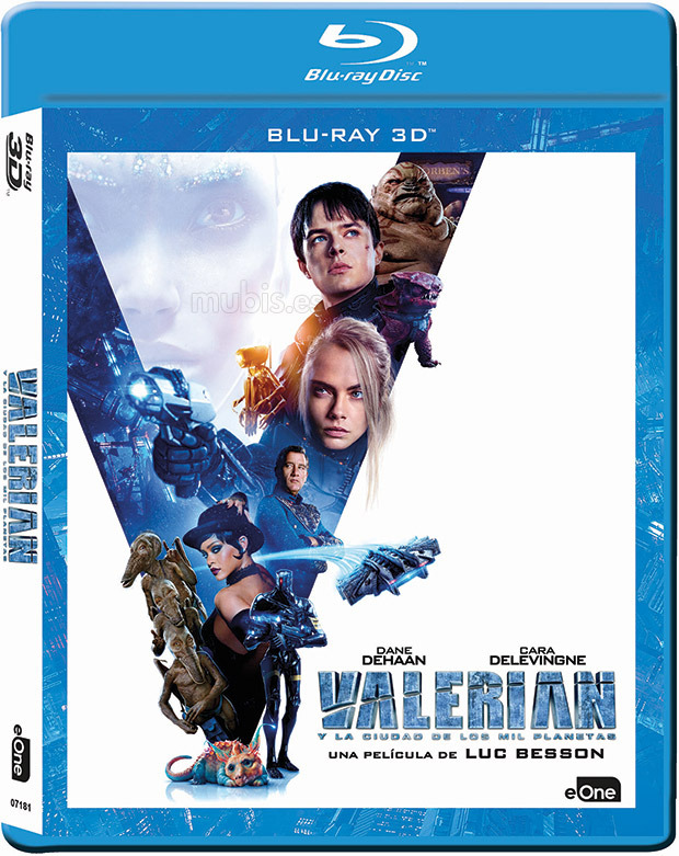 carátula Valerian y la Ciudad de los Mil Planetas Blu-ray 3D 1