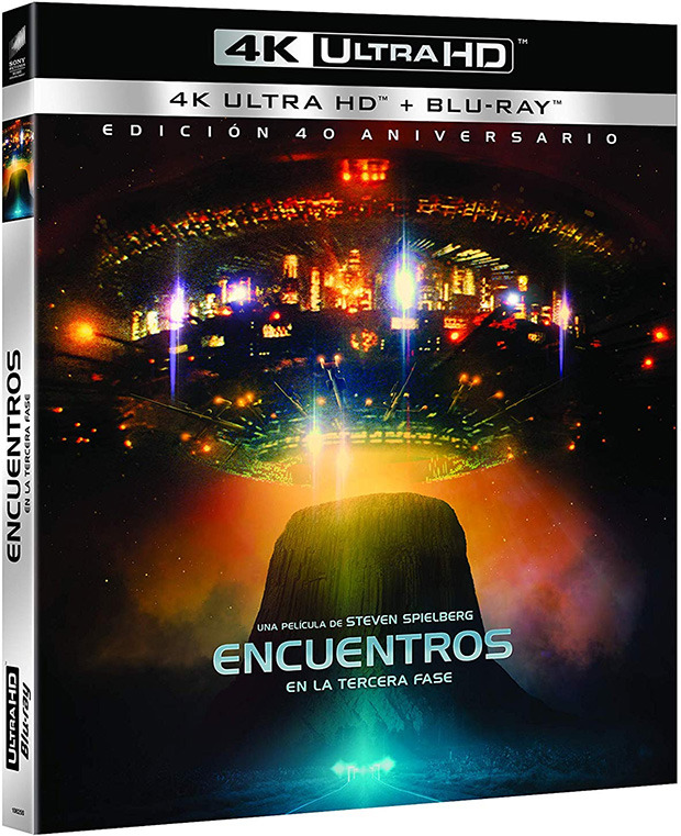 carátula Encuentros en la Tercera Fase - 40º Aniversario Ultra HD Blu-ray 1