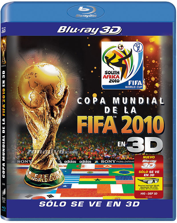 carátula FIFA 2010 - Copa Mundial de Fútbol Blu-ray 3D 1