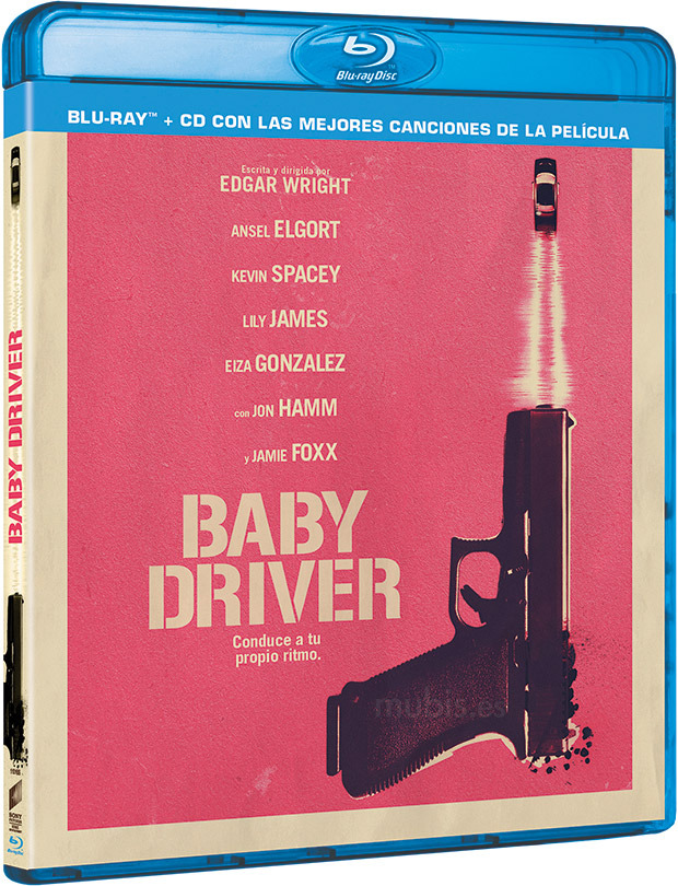 carátula Baby Driver - Edición Exclusiva (BSO) Blu-ray 1