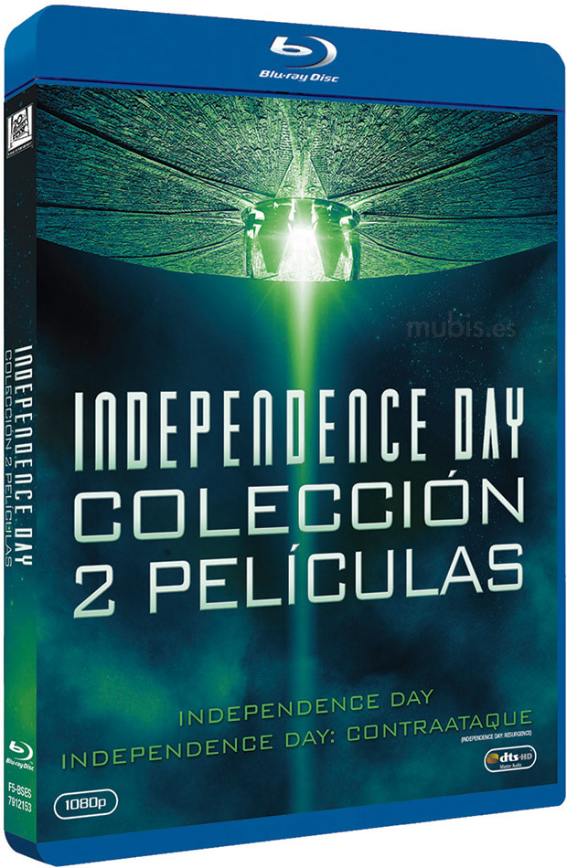 carátula Pack Independence Day + Independence Day: Contraataque Blu-ray 1