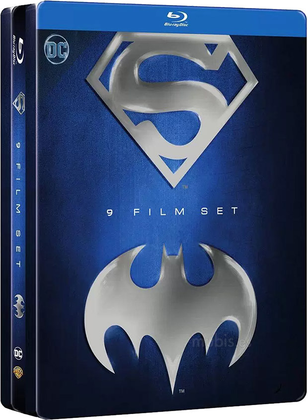 carátula Antología Batman y Superman - Edición Metálica Blu-ray 1