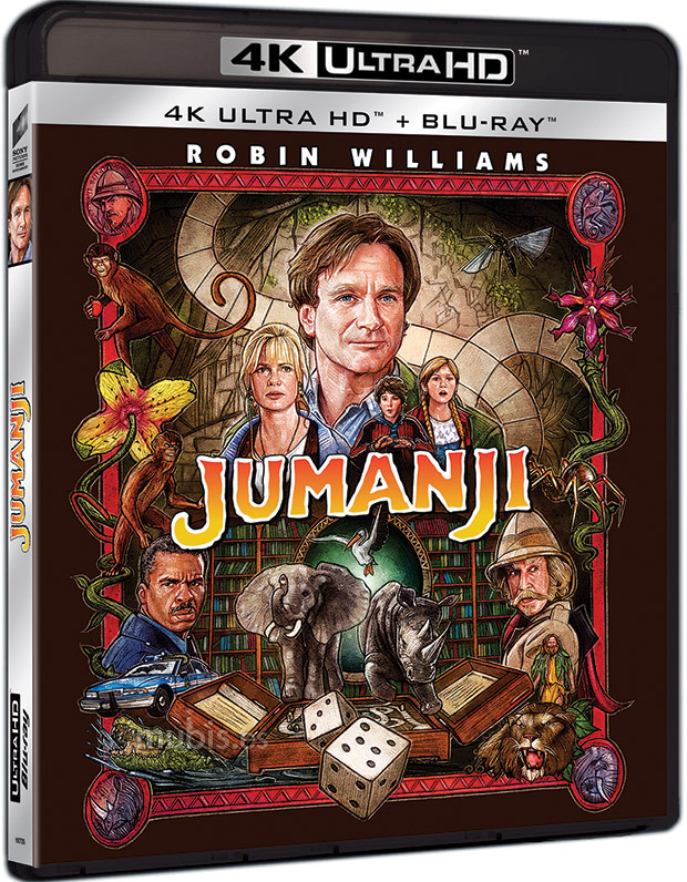 carátula Jumanji Ultra HD Blu-ray 1
