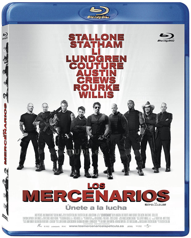 carátula Los Mercenarios Blu-ray 1