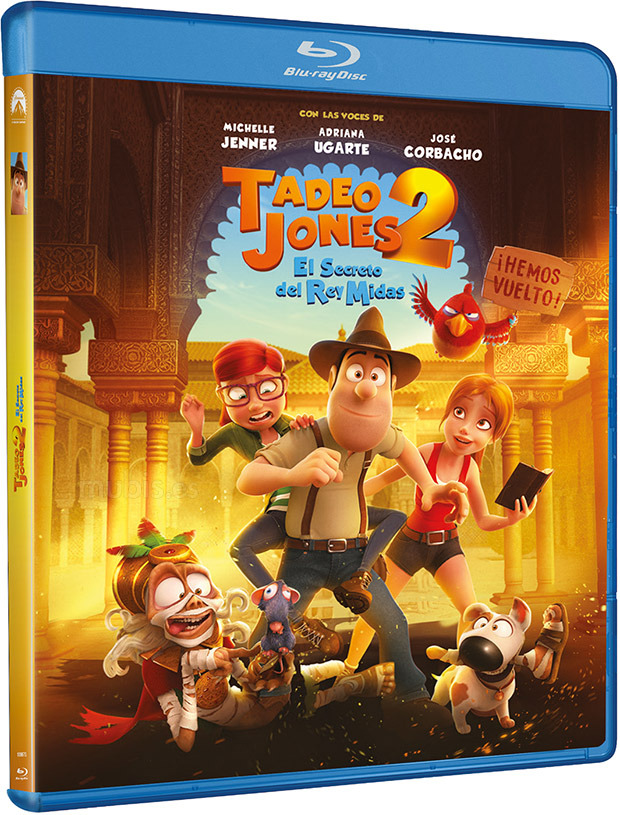 carátula Tadeo Jones 2: El Secreto del Rey Midas Blu-ray 1