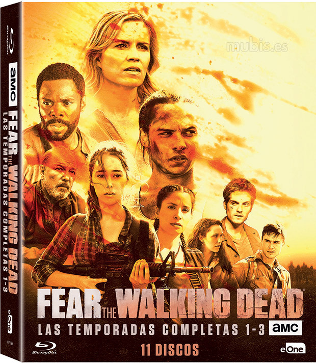 carátula Fear the Walking Dead - Temporadas 1 a 3 Blu-ray 1