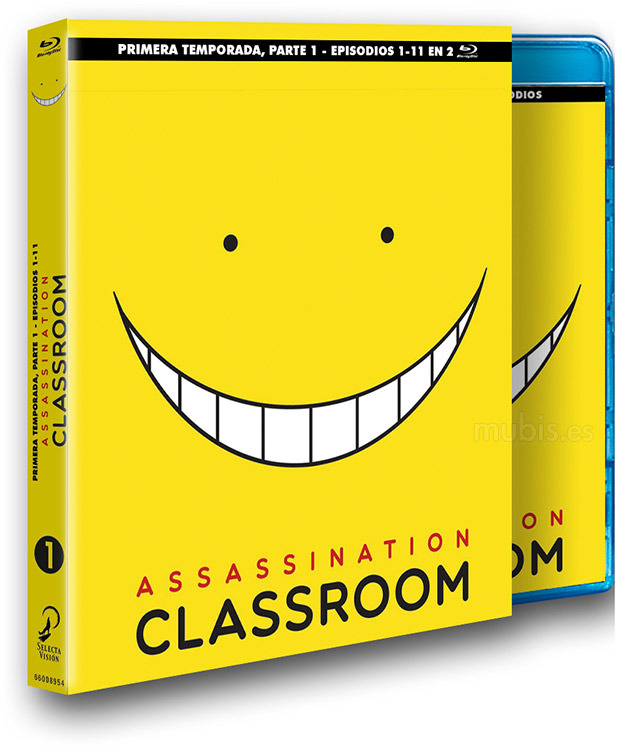 carátula Assassination Classroom - Primera Temporada Parte 1 Blu-ray 1