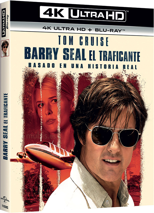 carátula Barry Seal: El Traficante Ultra HD Blu-ray 1