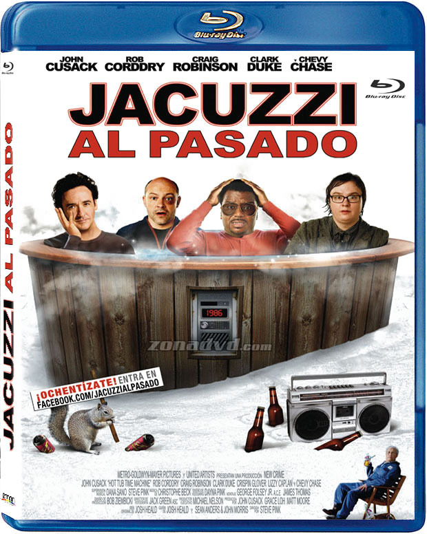 carátula Jacuzzi al Pasado Blu-ray 1