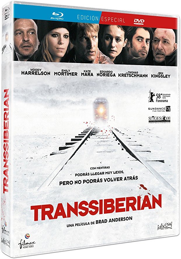 carátula Transsiberian Blu-ray 1