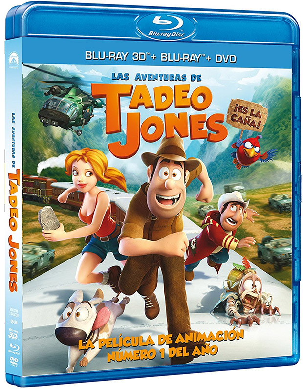 carátula Las Aventuras de Tadeo Jones Blu-ray 1