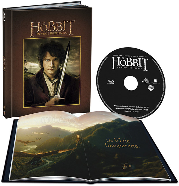 El Hobbit: Un Viaje Inesperado - Edición Libro Blu-ray