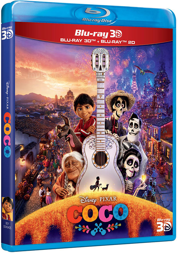 carátula Coco Blu-ray 3D 1