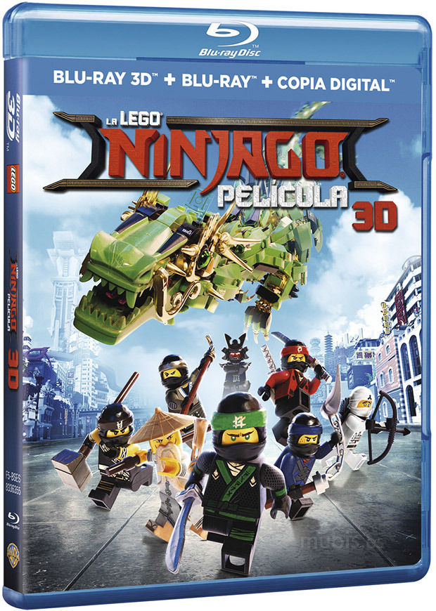 carátula La LEGO Ninjago Película Blu-ray 3D 1