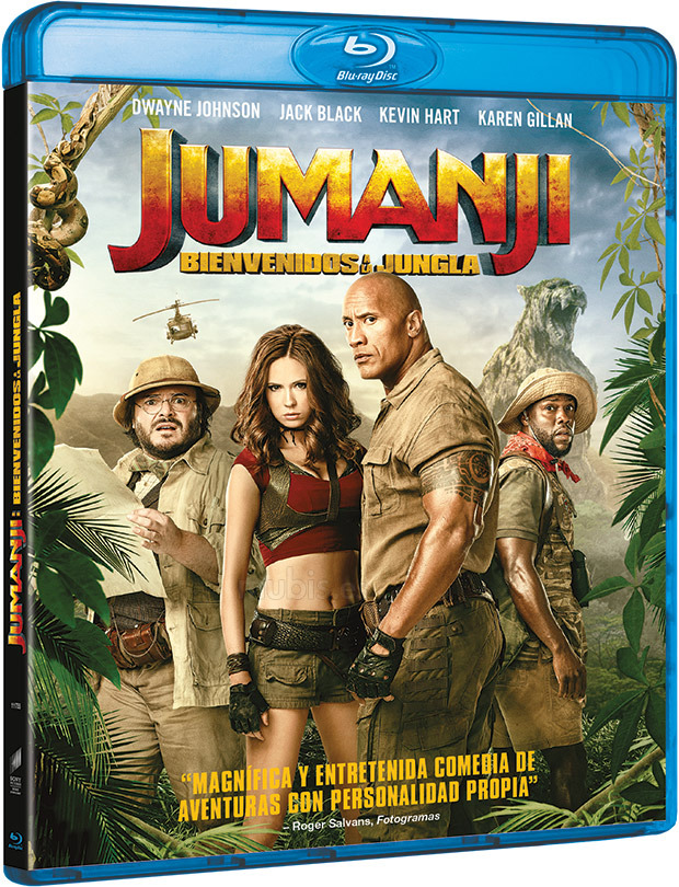carátula Jumanji: Bienvenidos a la Jungla Blu-ray 1