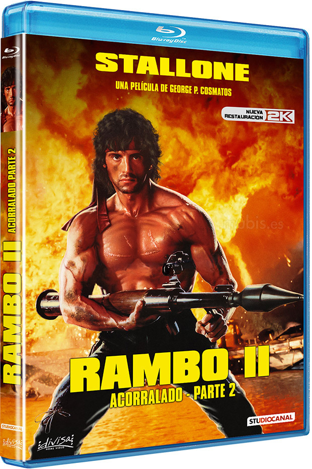 carátula Rambo: Acorralado II Blu-ray 1