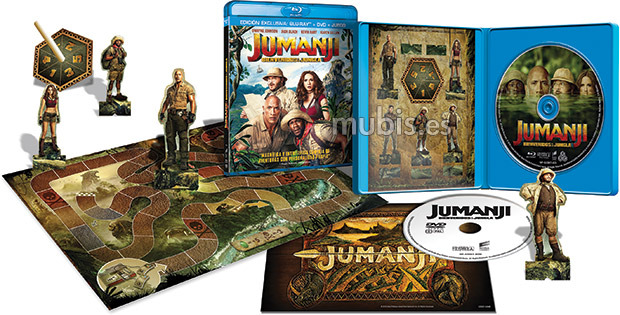 carátula Jumanji: Bienvenidos a la Jungla - Edición Combo Blu-ray 1