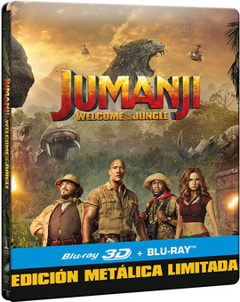 Jumanji: Bienvenidos a la Jungla - Edición Metálica Blu-ray 3D 1