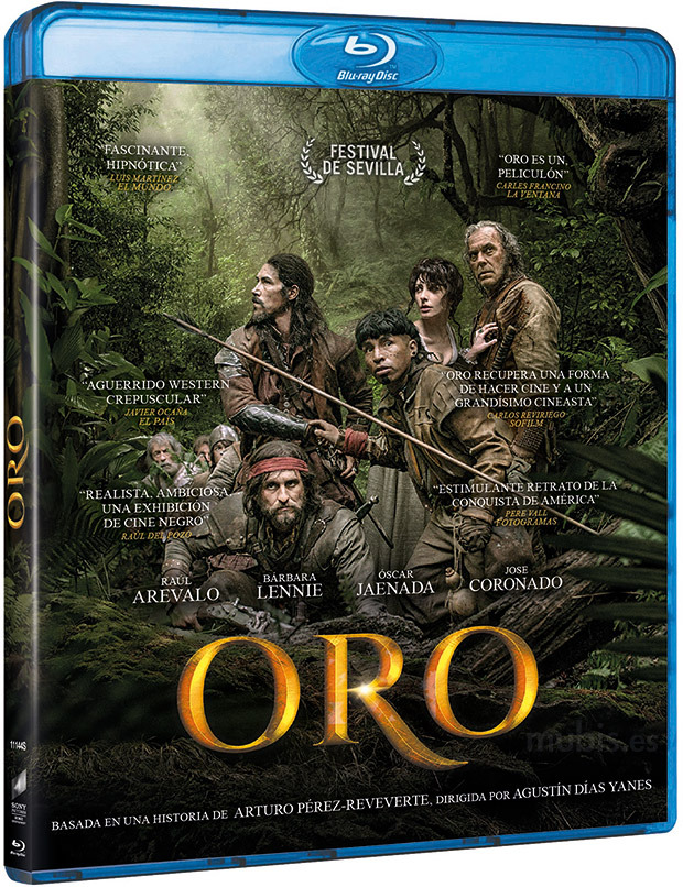 carátula Oro Blu-ray 1