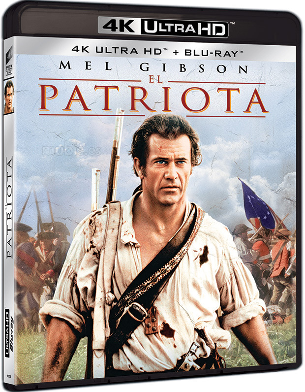 carátula El Patriota Ultra HD Blu-ray 1