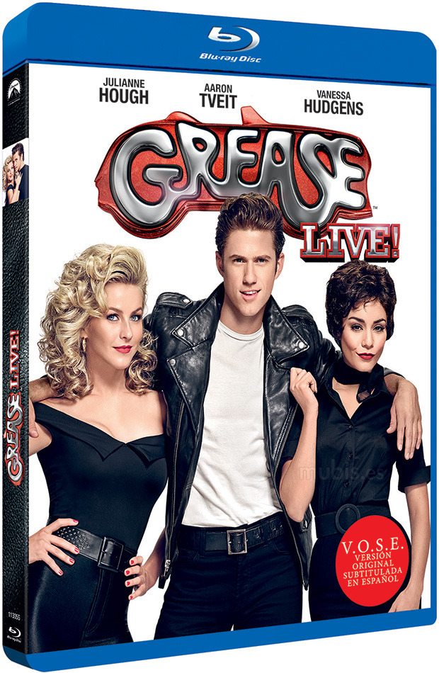 carátula Grease Live! Blu-ray 1