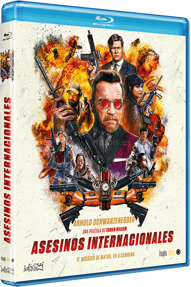 carátula Asesinos Internacionales Blu-ray 1
