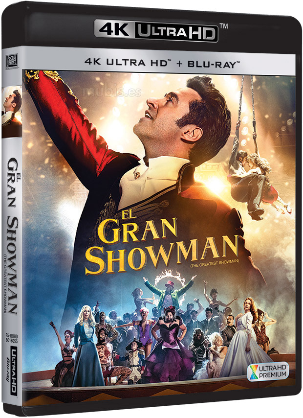 carátula El Gran Showman Ultra HD Blu-ray 1
