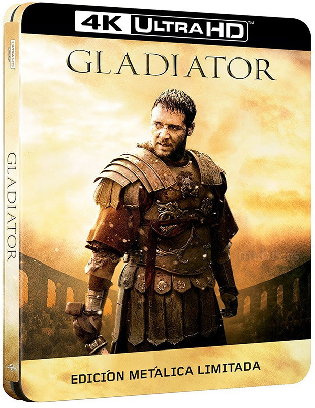 carátula Gladiator (El Gladiador) - Edición Metálica Ultra HD Blu-ray 1