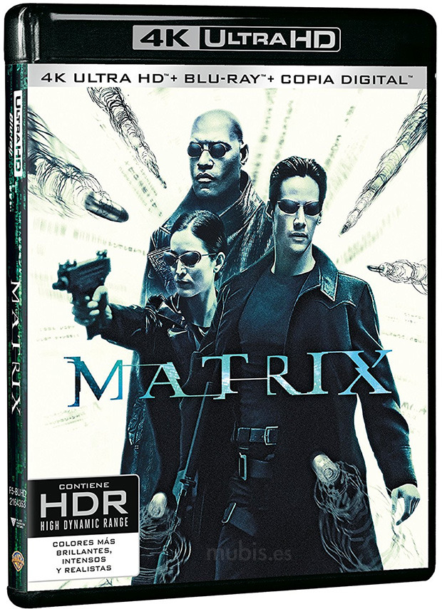 carátula Matrix Ultra HD Blu-ray 1