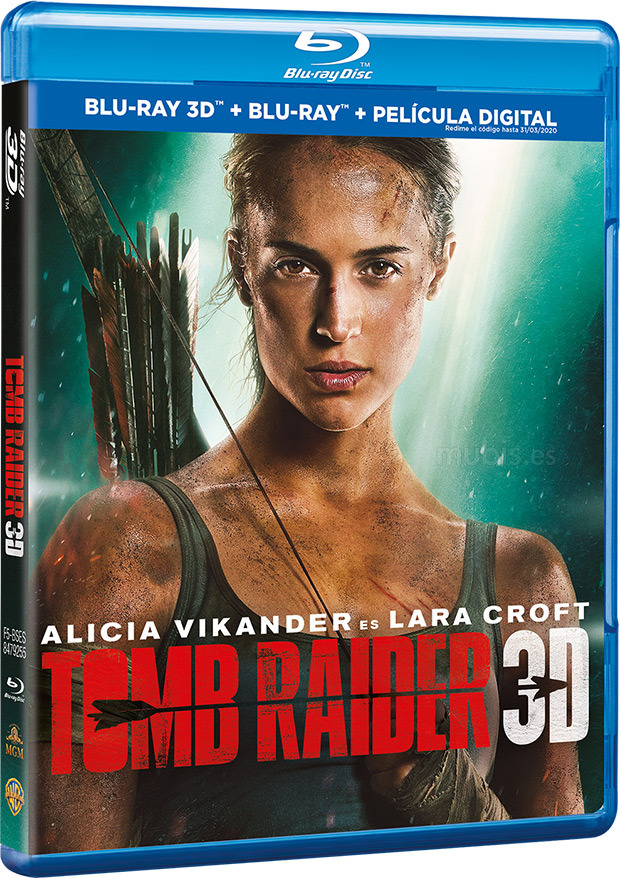 carátula Tomb Raider Blu-ray 3D 1