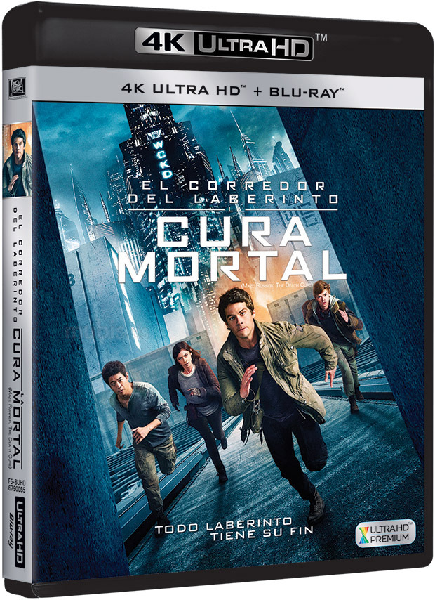 carátula El Corredor del Laberinto: La Cura Mortal Ultra HD Blu-ray 1