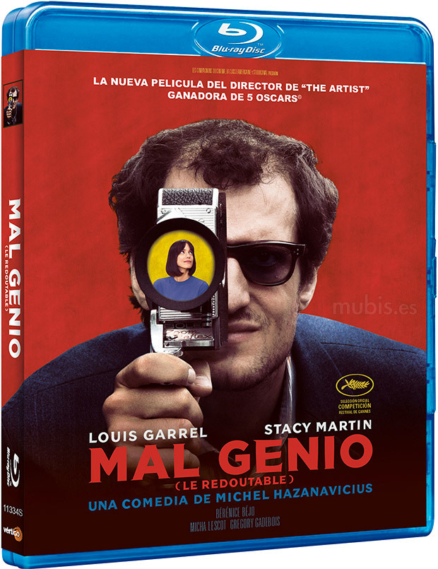 carátula Mal Genio (Le Redoutable) Blu-ray 1