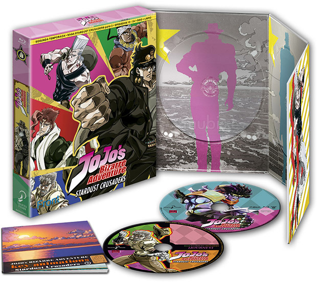 JoJo's Bizarre Adventure Temporada 2 Parte 2 - Saga Stardust Crusaders (Edición Coleccionista) Blu-ray
