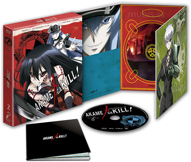 carátula Akame ga Kill! - Parte 2 (Edición Coleccionista) Blu-ray 1