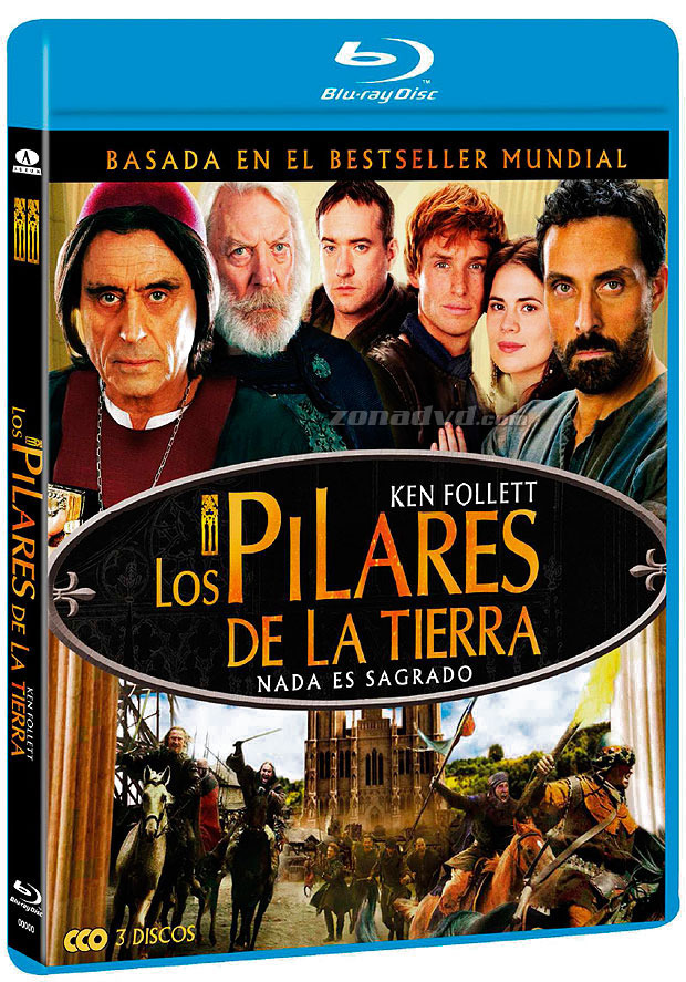 carátula Los Pilares de la Tierra (miniserie) Blu-ray 1