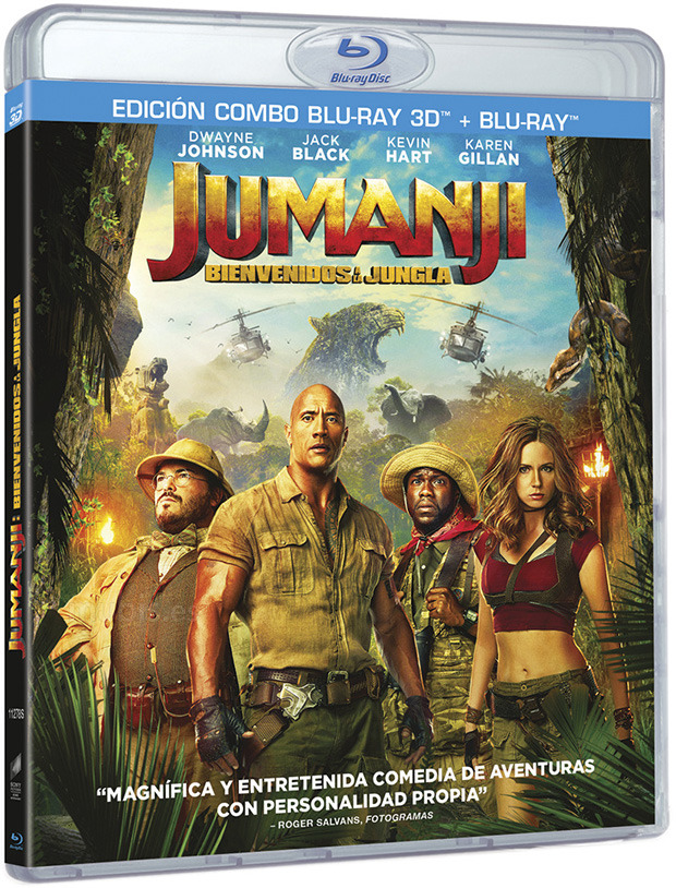 carátula Jumanji: Bienvenidos a la Jungla Blu-ray 3D 1