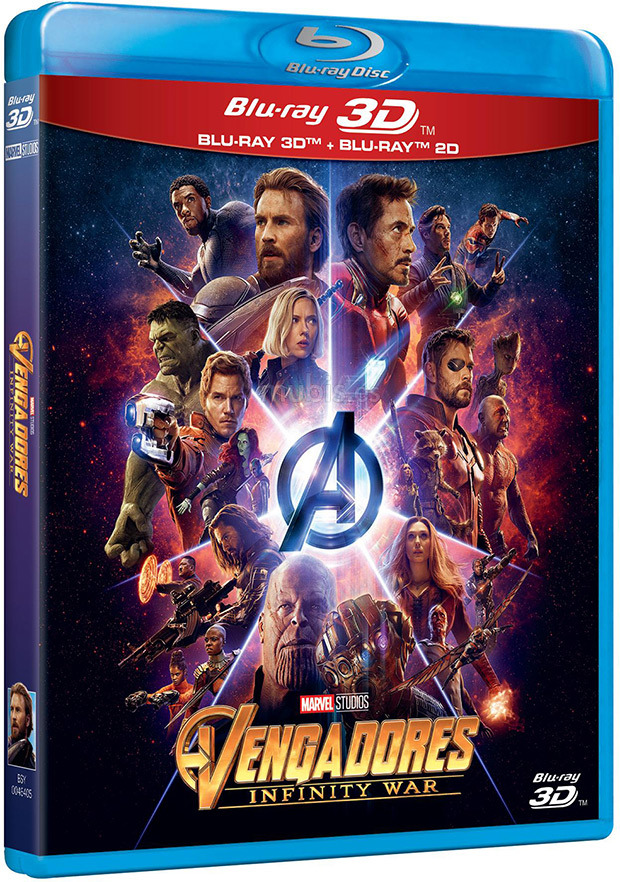 carátula Vengadores: Infinity War Blu-ray 3D 1