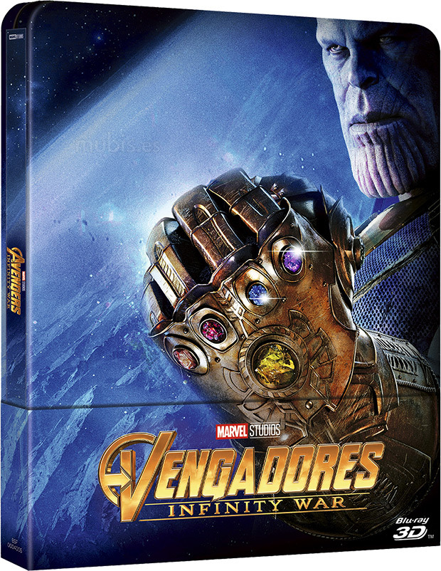 carátula Vengadores: Infinity War - Edición Metálica Blu-ray 3D 1