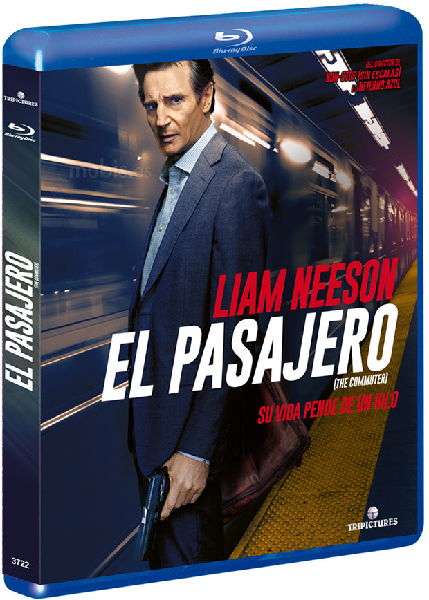 carátula El Pasajero (The Commuter) Blu-ray 1