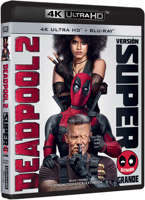 carátula Deadpool 2 Ultra HD Blu-ray 1