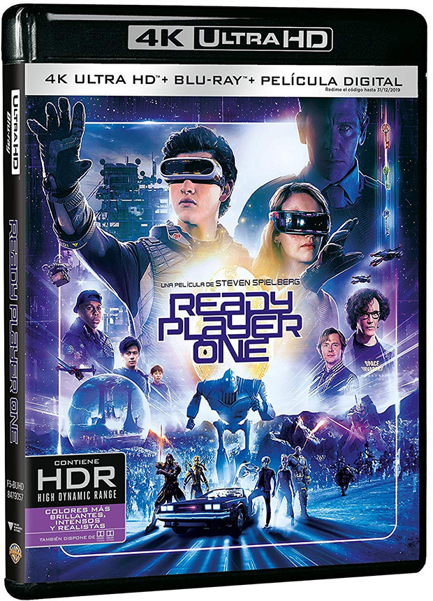 carátula Ready Player One Ultra HD Blu-ray 1