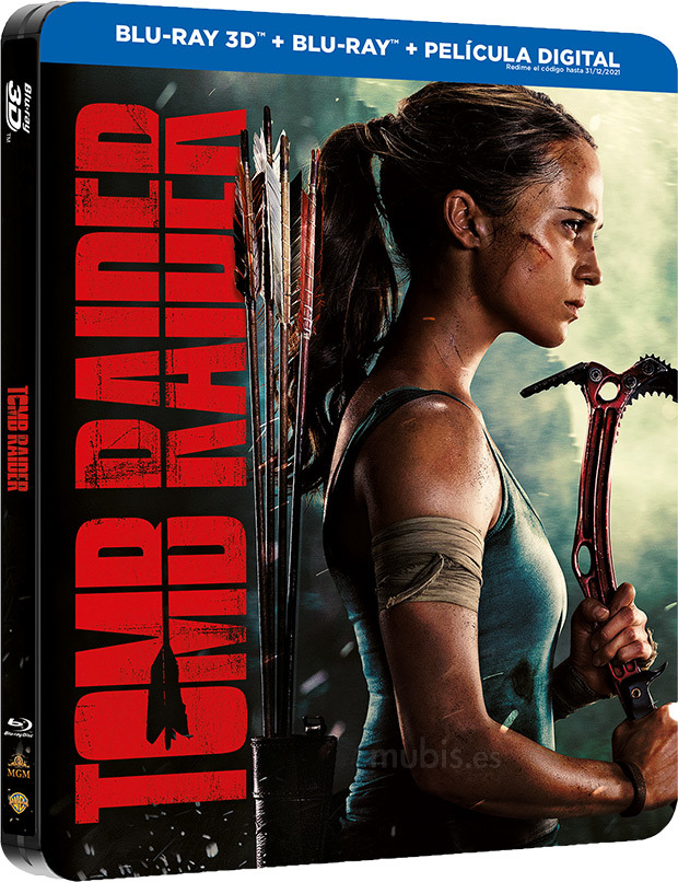 carátula Tomb Raider - Edición Metálica Blu-ray 3D 1