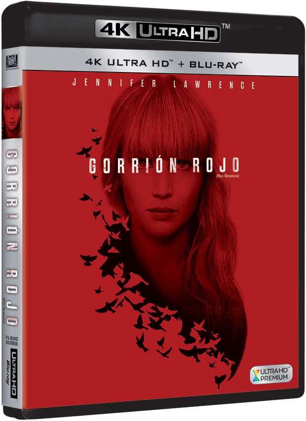 carátula Gorrión Rojo Ultra HD Blu-ray 1