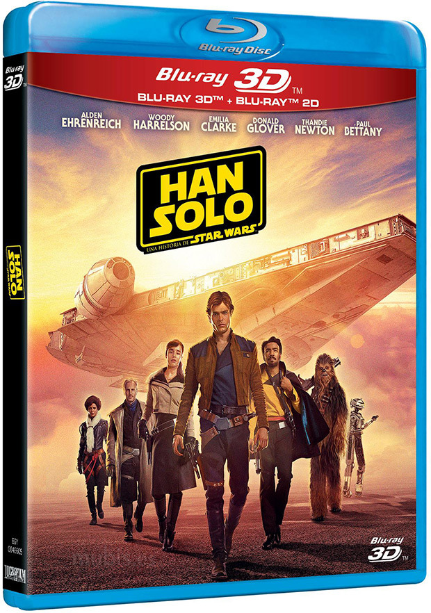 carátula Han Solo: Una Historia de Star Wars Blu-ray 3D 1