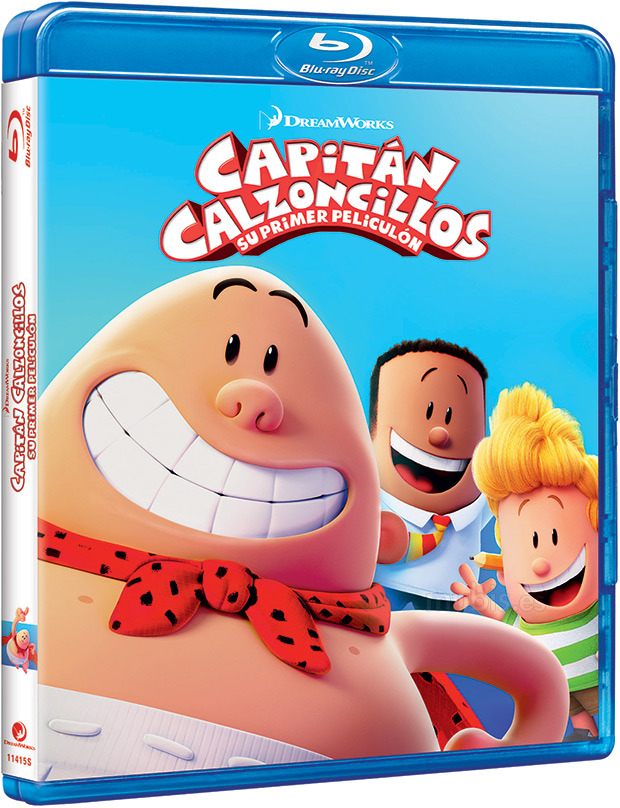 carátula Capitán Calzoncillos: Su Primer Peliculón Blu-ray 1