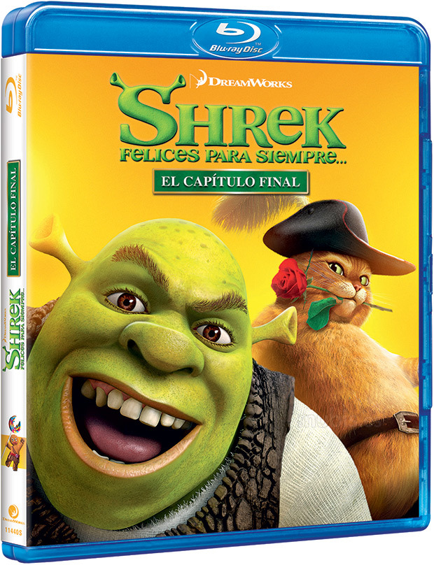 carátula Shrek, Felices para Siempre Blu-ray 1