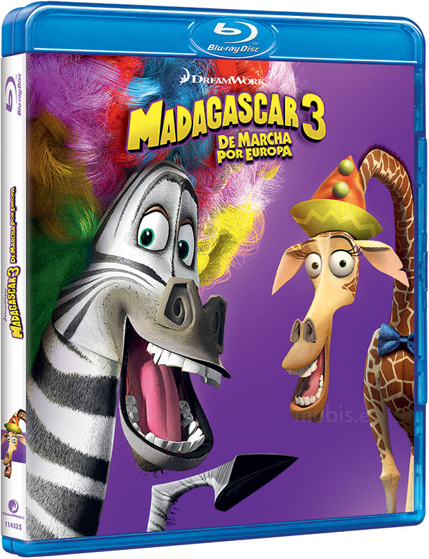 carátula Madagascar 3: De Marcha por Europa Blu-ray 1