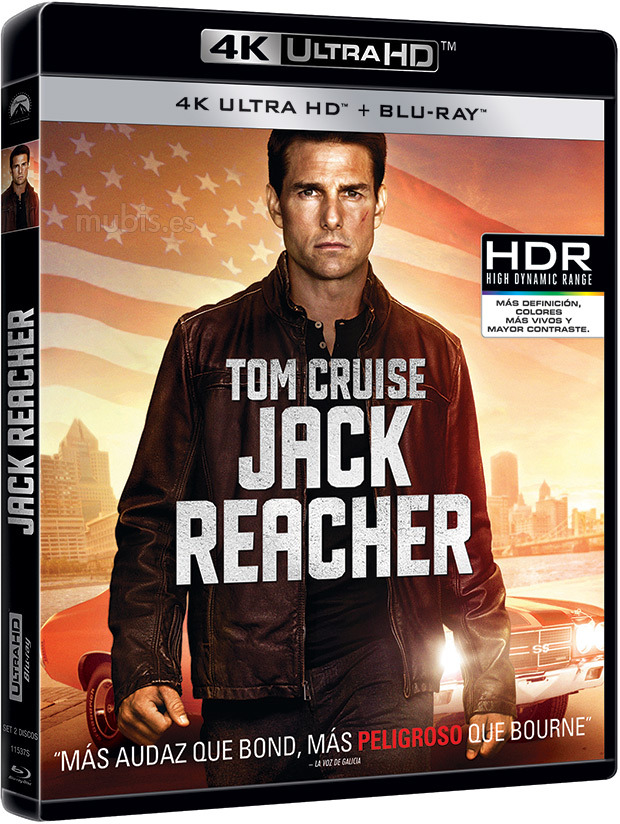 carátula Jack Reacher Ultra HD Blu-ray 1