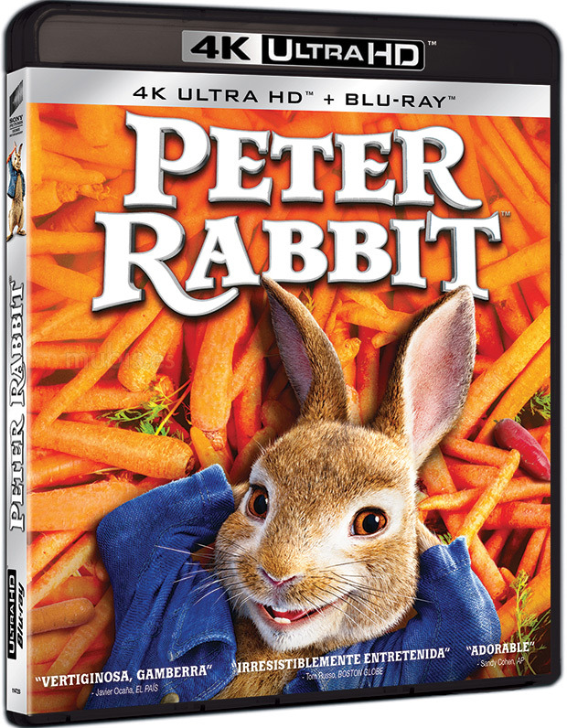 carátula Peter Rabbit Ultra HD Blu-ray 1